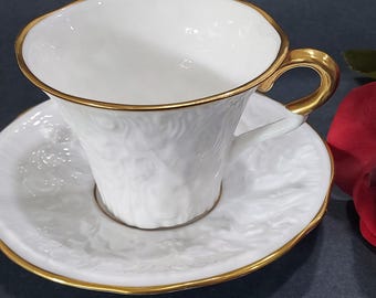Royal Stafford Old English Oak Gold Cup and Saucer