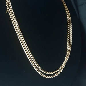 Vintage Monet Goldtone Braided Curb Chain Necklace