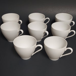 Vintage Set of 8 Eschenbach Coffee Espresso Cups, Bavaria Germany