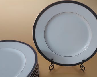 Set of 8 Mikasa Trafalgar Ivory China Salad Plate 7 1/2 Inches