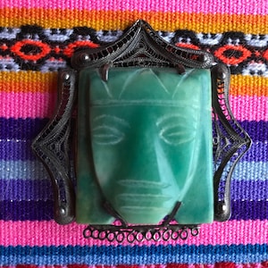 Old Filigree Mexican Idol Pin - 91815