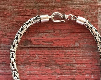 Sterling Byzantine Bracelet -- 285