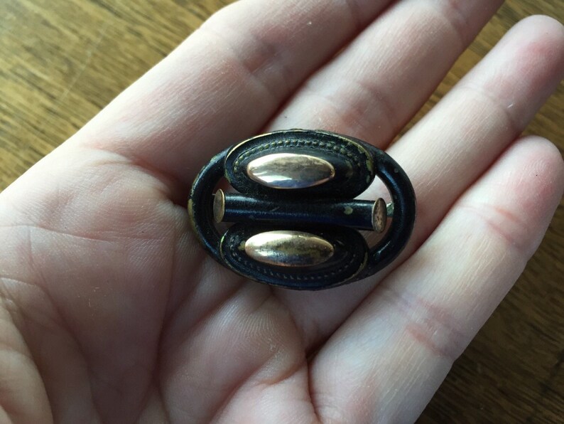 Antique Mourning Brooch 848