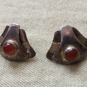 Red Stone Earrings 731 image 1