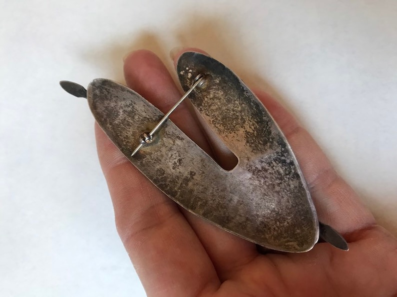 Vintage Handmade Organic Artisan Pin 0619-125