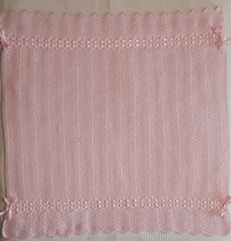 Ripples Ribonshd Instant Download PDF Ripples & Ribbons Baby Afghan - Etsy