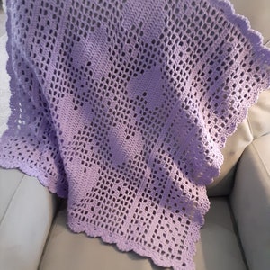 Instant Download PDF Hearts Baby Afghan