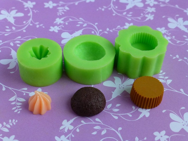 Silikonform,Mold, Mould, Set Cupecake,Muffin Sahne Bild 1