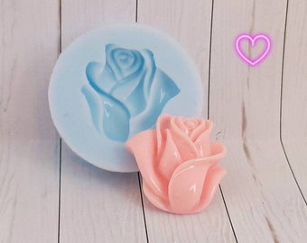 Silikonform Mold Blume Rose Liebe  ( 2,2cm)