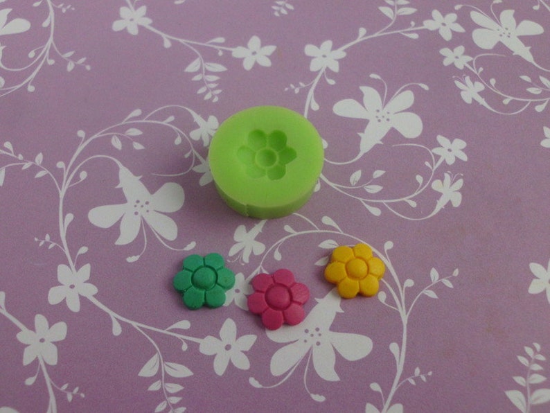 Silicone Mold Mould Flower Mini image 1