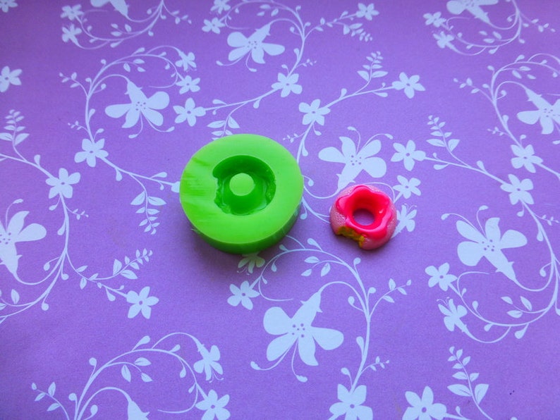 Silicone mold, mold, donat with frosting image 1