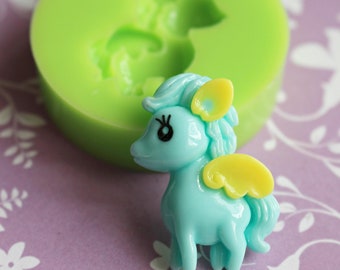 Silikonform Mold  Pony Pferd ca. 30mm x 22mm