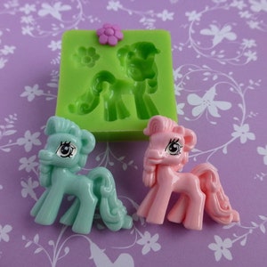 Silicone Mould Mold Horse Ponny 33 mm image 1