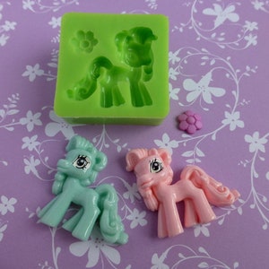 Silicone Mould Mold Horse Ponny 33 mm image 2