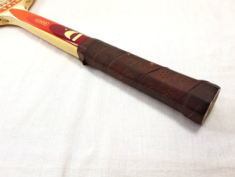 Collectible Wood racket sport ball Tennis memorabilia Donnay tennis racket tennis player Donnay Smash play tennis French Vintage