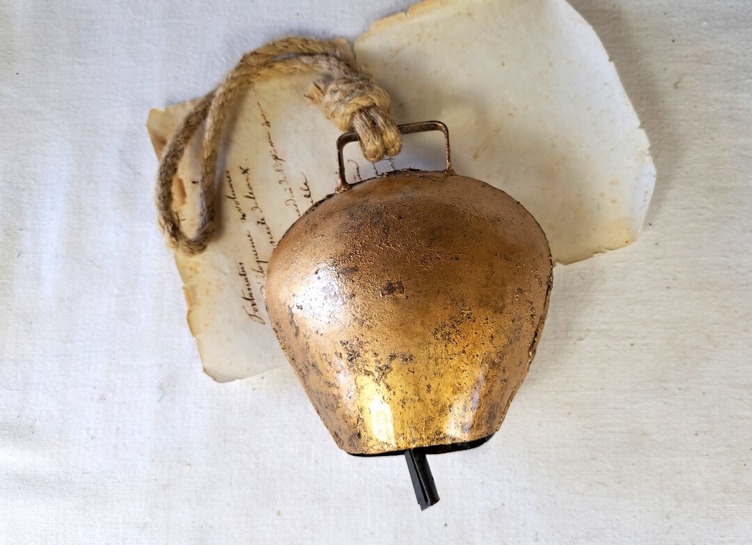 Large Swiss Cow Bell With Loop for Hanging and Bright Loud Etsy