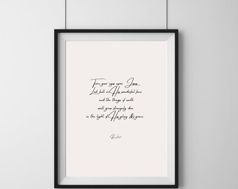 TurnYour Eyes Upon Jesus hymn