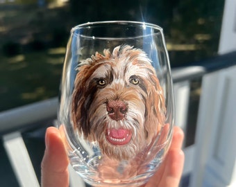Custom Pet Wine Glass