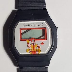 Vintage 1980&#39;s McDonald&#39;s Happy Meal Watch