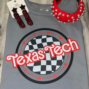 Texas Tech Comfort Colors Shirt: Unisex Game Day Tee