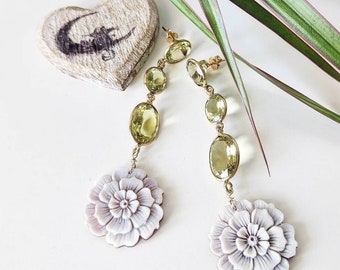 Gerbera earrings