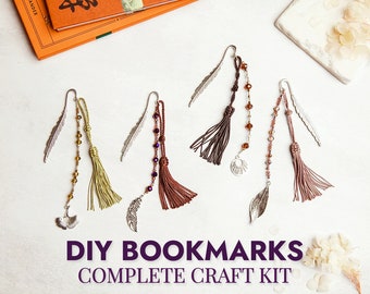 DIY Bookmark Making Kit| DIY Bookmarks | Arts & Crafts Jewelry Activities | Book lover gift | Teacher gifts | gifts for mom