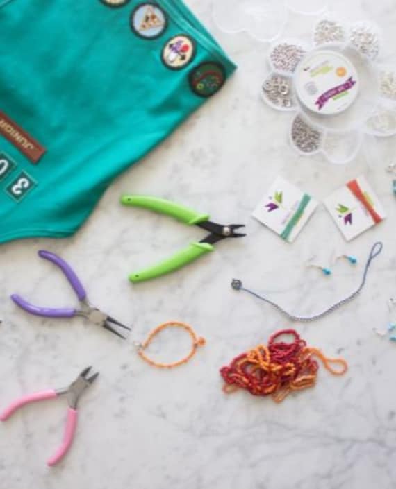 Girl Scouts Jewelers Badge Kit Junior Jeweler Badge Etsy