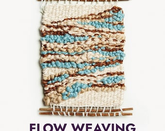 Flow Weaving Wall Hanging Kit | Deluxe DIY Woven Tapestry Kit | handmade wall home decor | boho | woven wall art | weaving art craft
