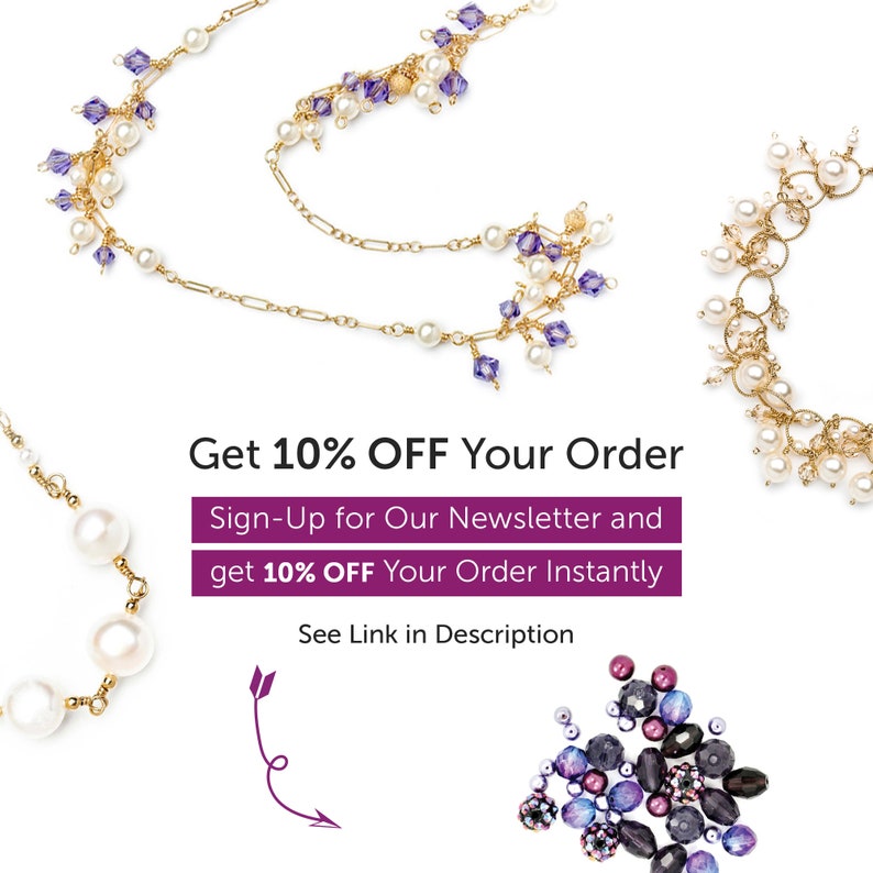 Beaded Snowflake Kit DIY Jewelry Kit