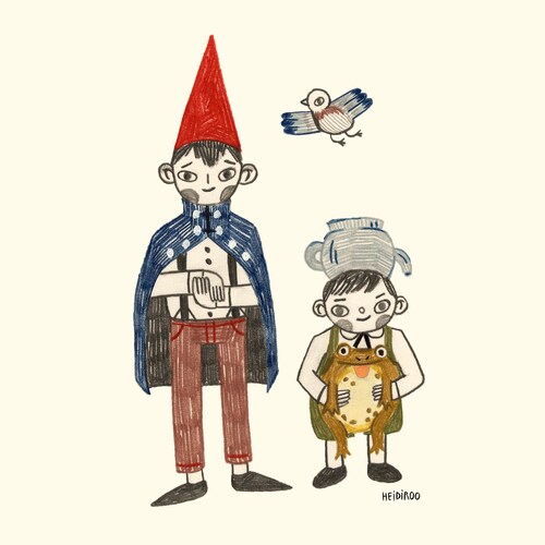 Over the Garden Wall Print Etsy