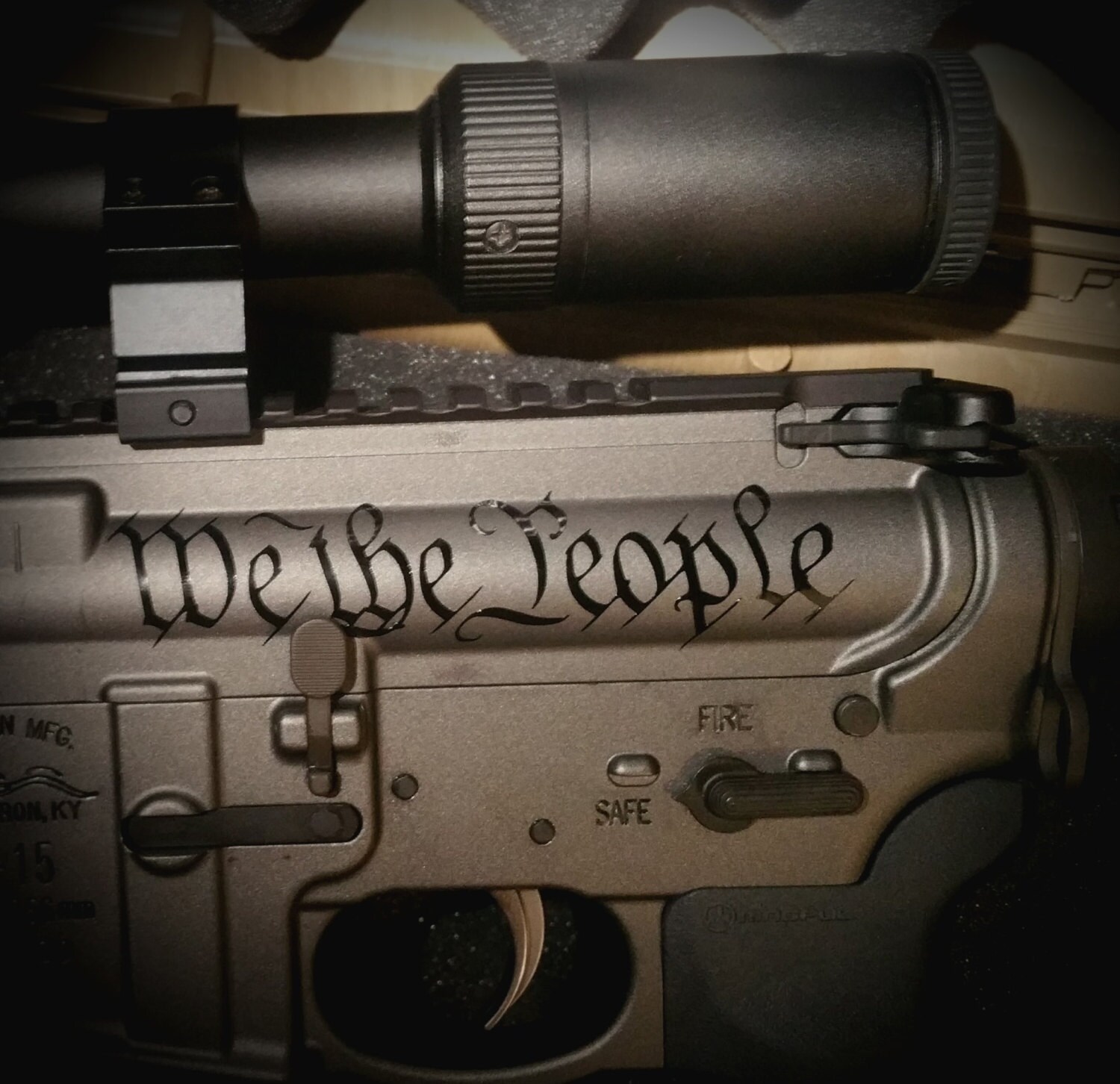 We The People - Custom High Quality Vinyl Overlay for All AR-15 & Sim…