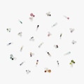 Add-on multicolour gemstones charm | Extra silver gemstone tourmaline bundle pendant charm for your own jewellery | Sterling silver product logo