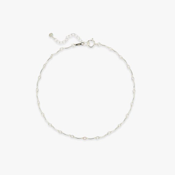 WEAV - Bracelet De Cheville En Argent Sterling 925 Avec Perles - Bijou Femme été, Cadeau Anniversaire - 3