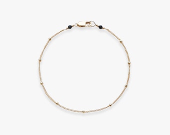 Caviar bracelet | Satellite chain | Subtle, minimalistic and comfortable | Gold filled