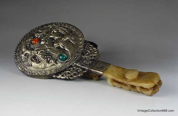 Antique Brass Buckle/Slider with Dragons Engraved Antique Brass Buckle/Slider with Dragons Engraved