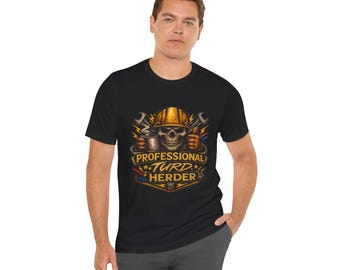 Professional Turd Herder Shirt, Funny Plumber Shirt, Plumbing Humor Tee, Plumber Gift Shirt, Funny Plumbing Shirt