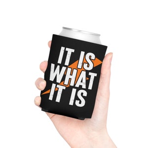 It Is What It Is Beer sleeve,  electrician gifts for men, electrician retirement gift, gifts electrician, electrician husband, electrician