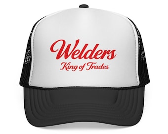 Funny Welder Trucker Hat, Welder Humor Hat, Welding Hat, Welder Gift, Welding Cap, Blue Collar Hat, Tradesman Hat