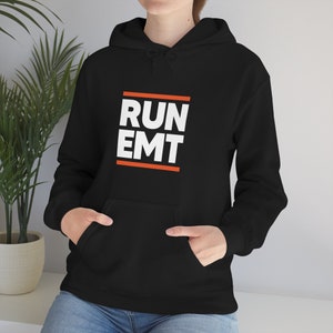Run Emt Hoodie, electrician gifts for men, electrician retirement gift, gifts electrician, electrician husband, electrician dad, sparky
