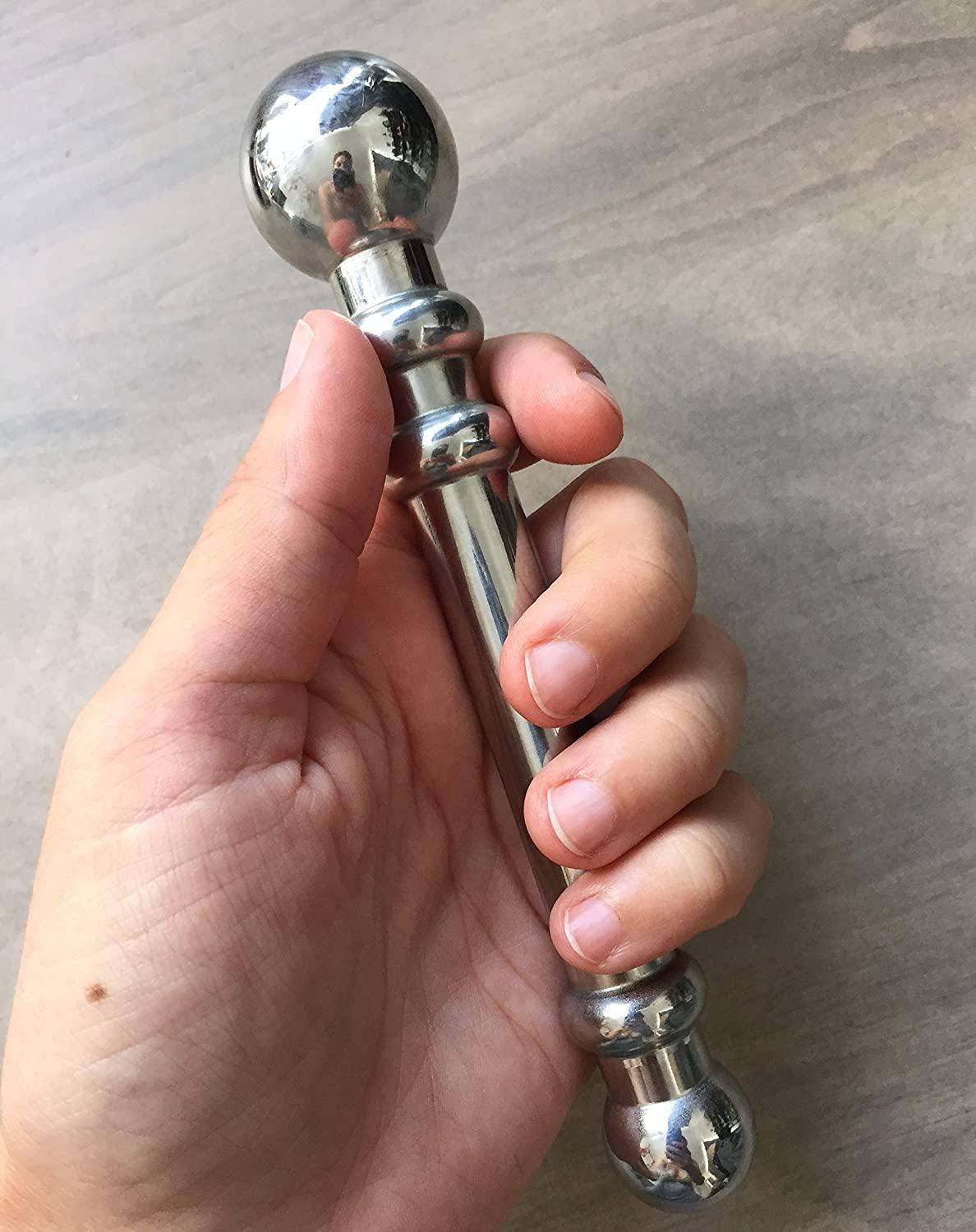 barbell sex toy MASTER SERIES THE HALLOWS CUM-THRU BARBELL - Romantic Depot