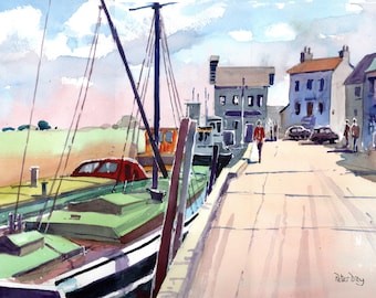 Faversham Creek. Thames Barge, Henry. Standard Quay.