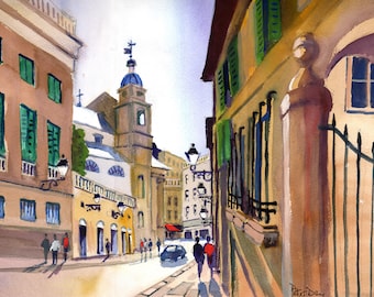 Genoa, Via Balbi, Italy