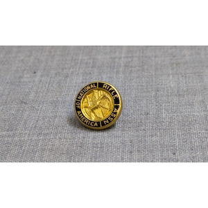 National Rifle Association Of America Screwback Pin Vintage