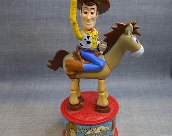 Vintage McDonald's Toy Story 2 Woody on Bullseye verzamelobject van Disney Pixar Yee-hah!