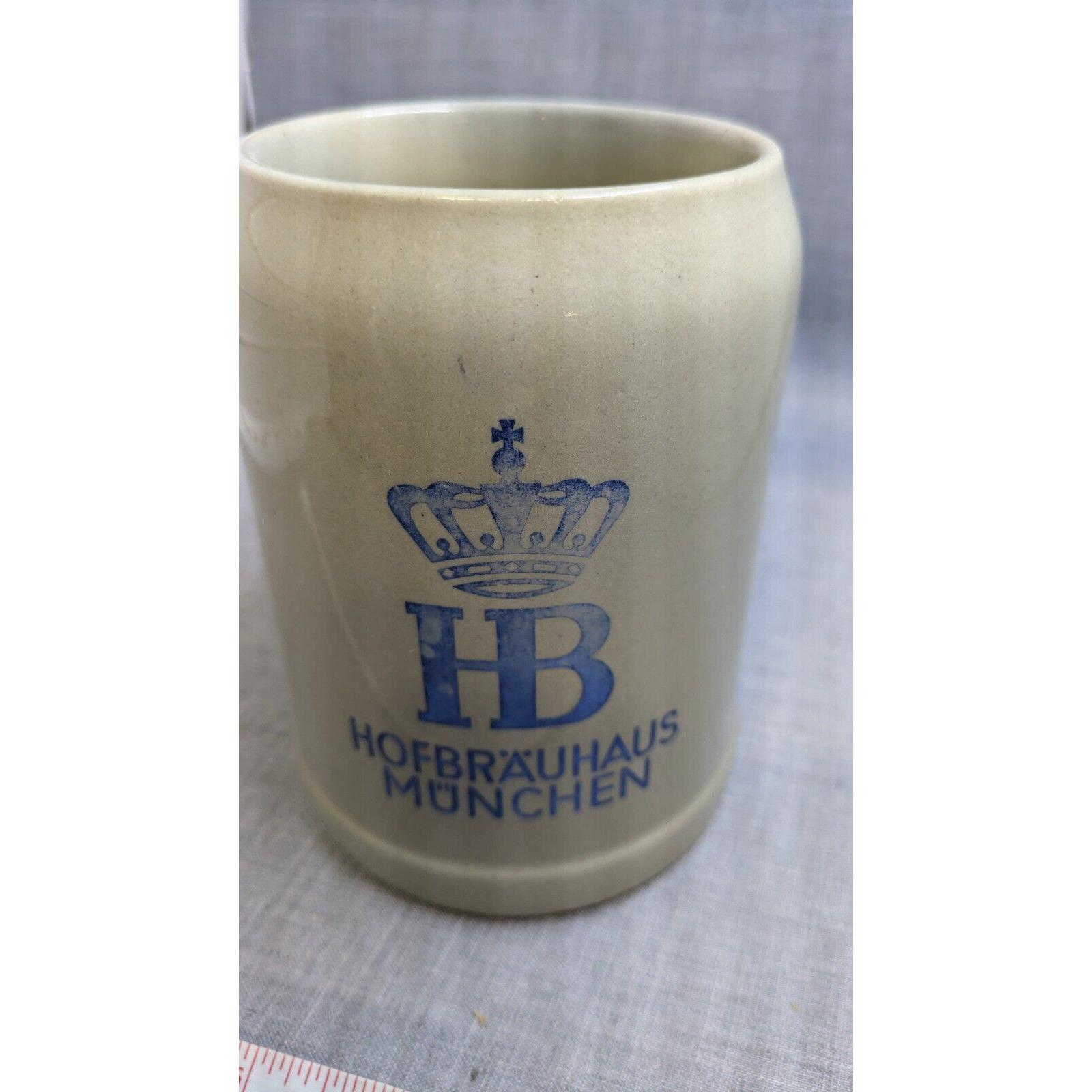 thumbnail image 2 of German Beer Mug Munich Hofbräuhaus München HB Mug 1 Liter King Werk KI 1000074 2 of 9