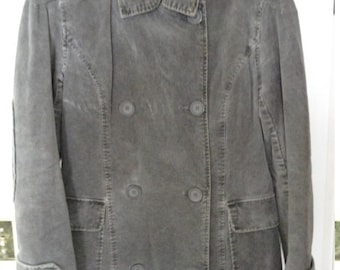 Vintage Steve Madden Double Breasted Pea Coat, from 1990's, Size Large. Time Keepers Attic find by Pooch Pie Collection