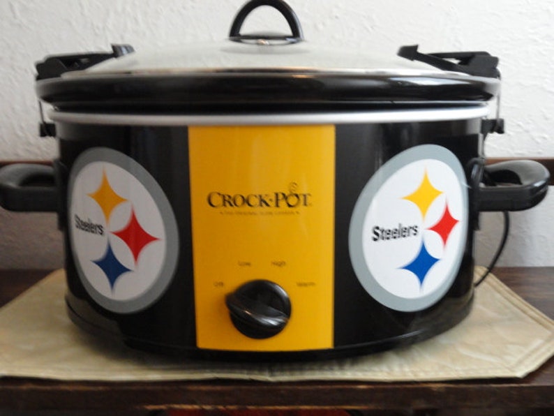 Steelers NFL Crock Pot / Slow Cooker Collectable Time | Etsy