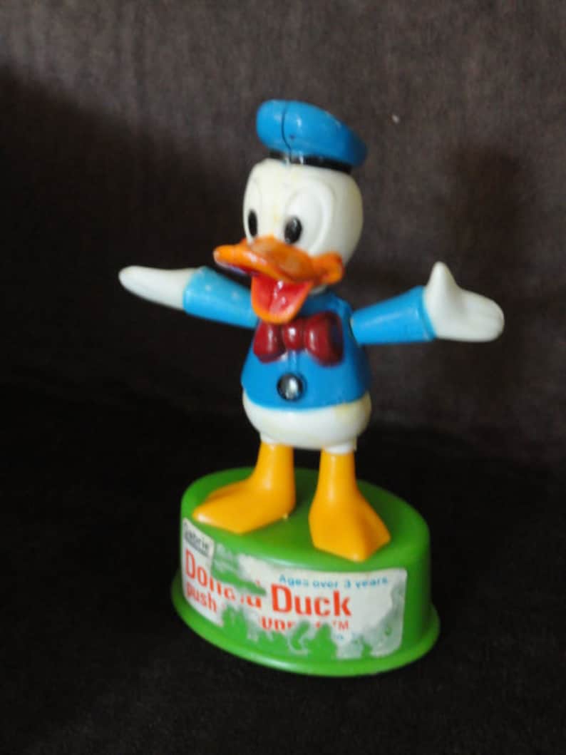 Disney Mickey Mouse & Donald Duck Push up Puppets Set, Vintage ...