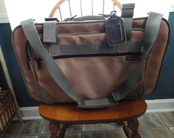 Members Only Suitcase/ Carry-on Bag, Vintage 1970's, Timekeepers Attic find by Pooch Pie Collection
