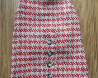 Dog Coat, Wool: Medley Field Coat by Pooch Pie Collection Size Medium